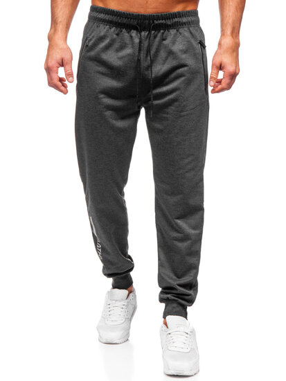 Pantalón jogger de chándal para hombre antracita Bolf JX6338