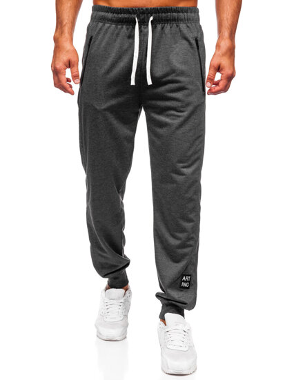 Pantalón jogger de chándal para hombre antracita Bolf JX6355