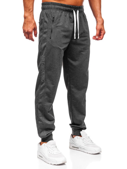 Pantalón jogger de chándal para hombre antracita Bolf JX6355