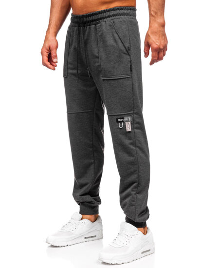 Pantalón jogger de chándal para hombre antracita Bolf JX6365