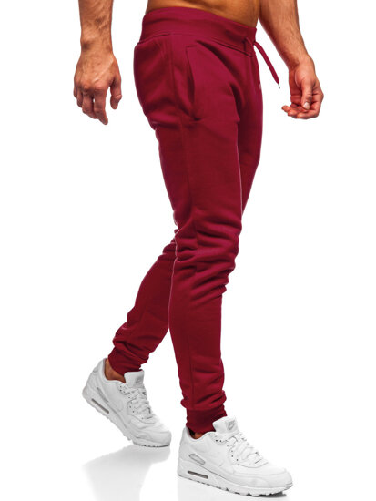 Pantalón jogger de chándal para hombre burdeos Bolf XW01-A