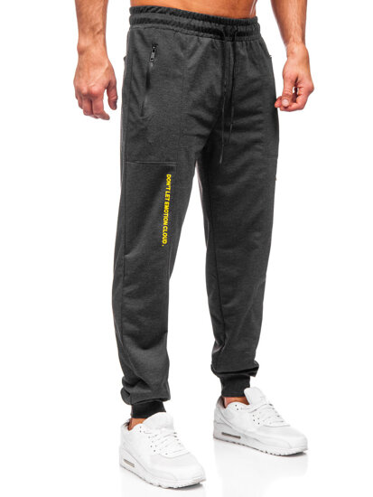 Pantalón jogger de chándal para hombre grafito Bolf JX6333