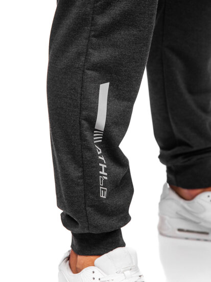 Pantalón jogger de chándal para hombre grafito Bolf JX6338