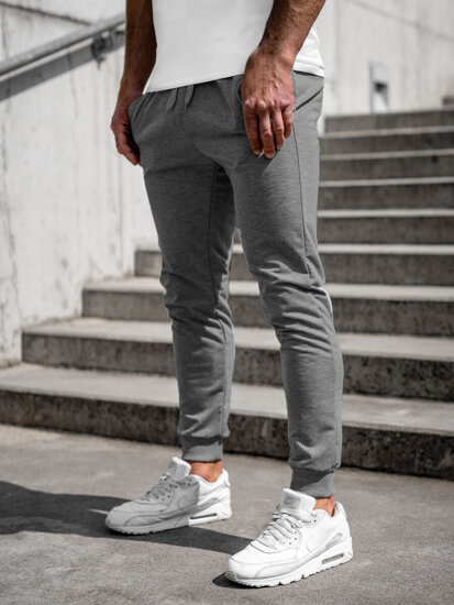 Pantalón jogger de chándal para hombre grafito Bolf XW02A