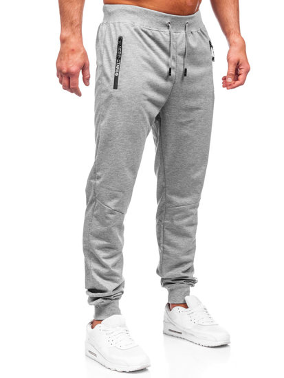 Pantalón jogger de chándal para hombre gris Bolf 8K198