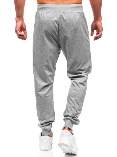 Pantalón jogger de chándal para hombre gris Bolf 8K198