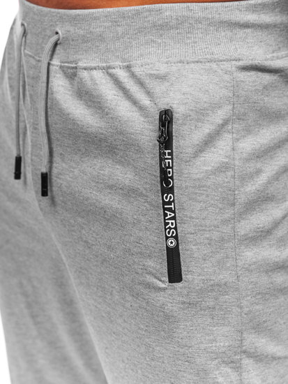 Pantalón jogger de chándal para hombre gris Bolf 8K198