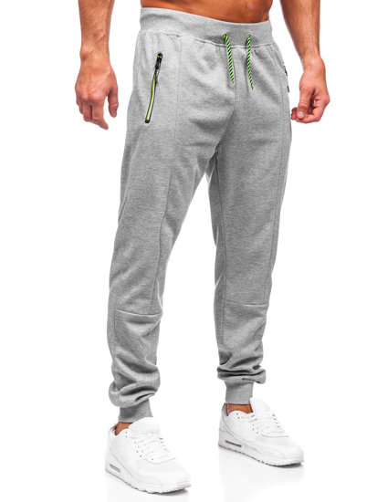 Pantalón jogger de chándal para hombre gris Bolf 8K220