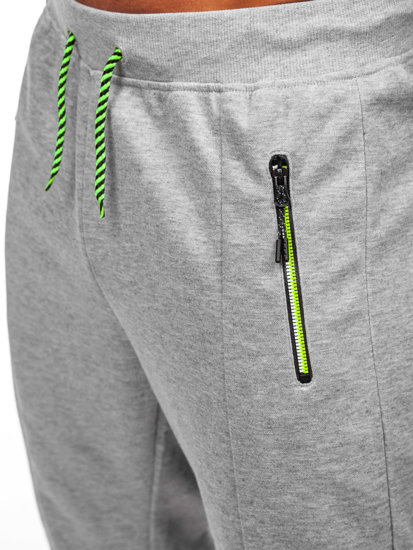 Pantalón jogger de chándal para hombre gris Bolf 8K220