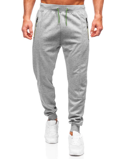 Pantalón jogger de chándal para hombre gris Bolf 8K220