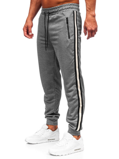 Pantalón jogger de chándal para hombre gris Bolf JX6156