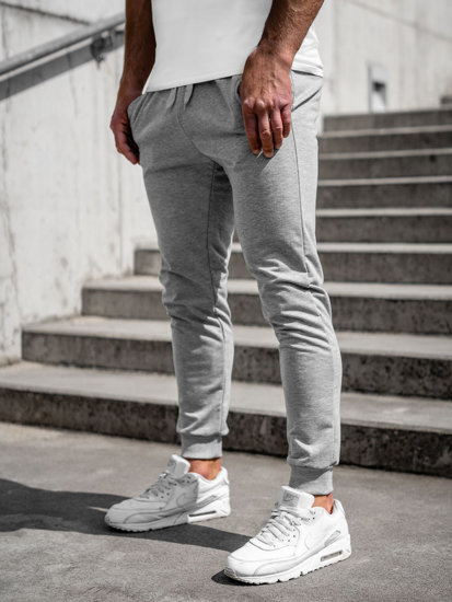 Pantalón jogger de chándal para hombre gris Bolf XW02A