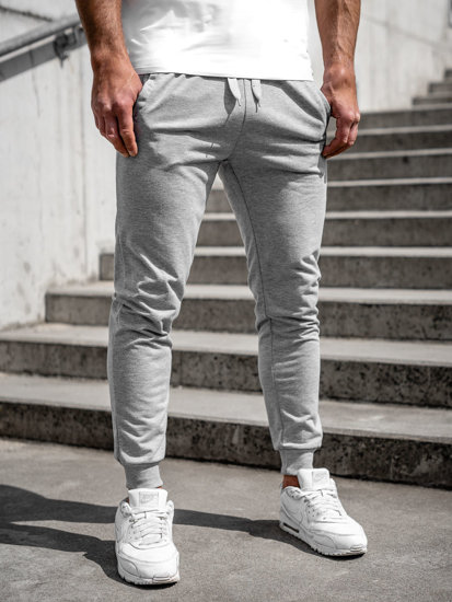 Pantalón jogger de chándal para hombre gris Bolf XW02A