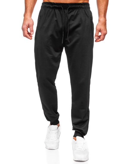 Pantalón jogger de chándal para hombre negro Bolf JX6105