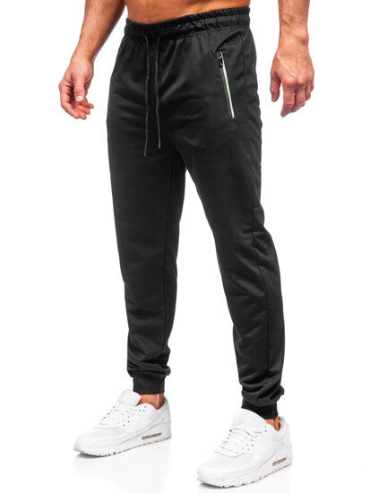 Pantalón jogger de chándal para hombre negro Bolf JX6108