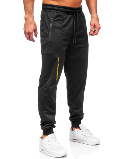 Pantalón jogger de chándal para hombre negro Bolf JX6333