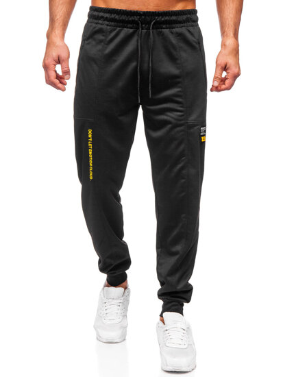 Pantalón jogger de chándal para hombre negro Bolf JX6333