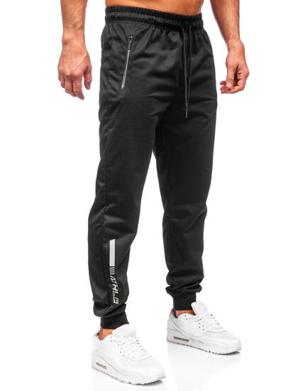 Pantalón jogger de chándal para hombre negro Bolf JX6338