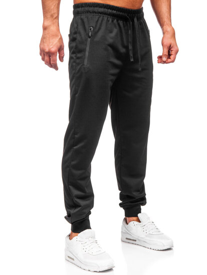 Pantalón jogger de chándal para hombre negro Bolf JX6352