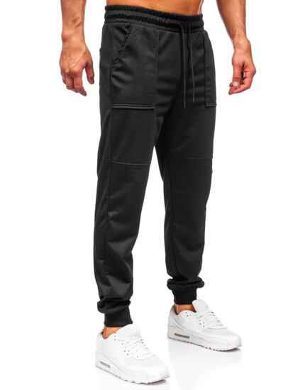 Pantalón jogger de chándal para hombre negro Bolf JX6365