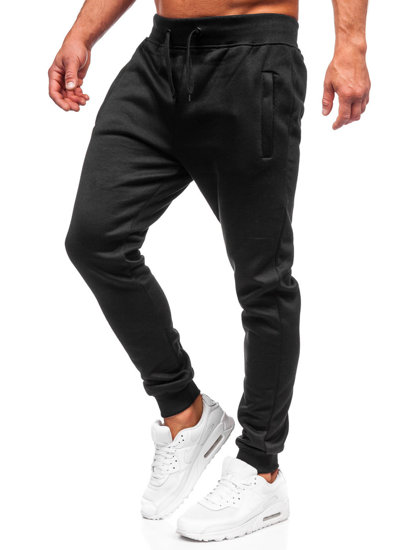 Pantalón jogger de chándal para hombre negro Bolf XW06