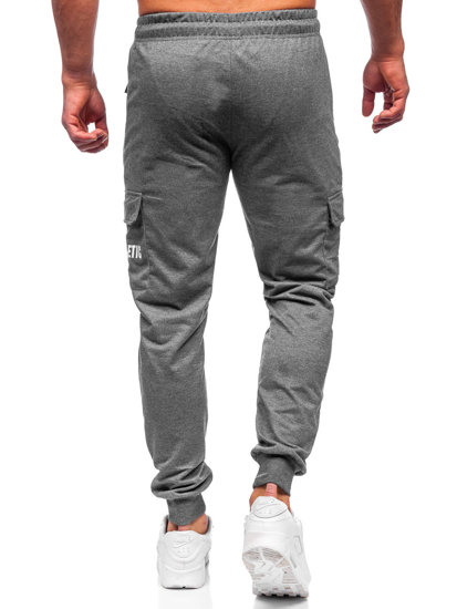 Pantalón jogger de combate para hombre antracita Bolf JX5061