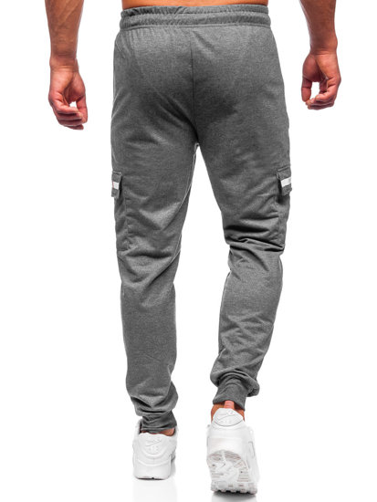 Pantalón jogger de combate para hombre antracita Bolf JX5063