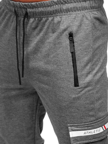 Pantalón jogger de combate para hombre antracita Bolf JX5063