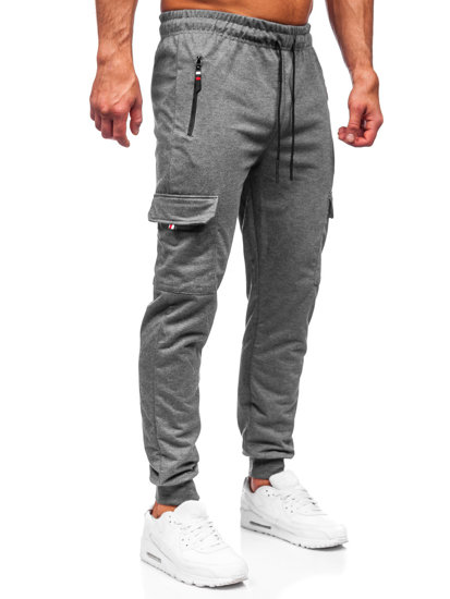 Pantalón jogger de combate para hombre antracita Bolf JX5065