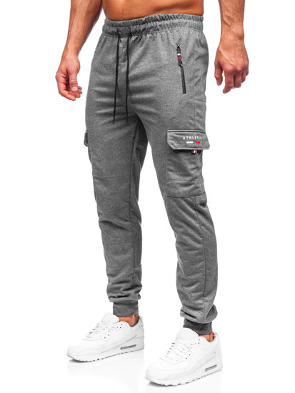 Pantalón jogger de combate para hombre antracita Bolf JX5065