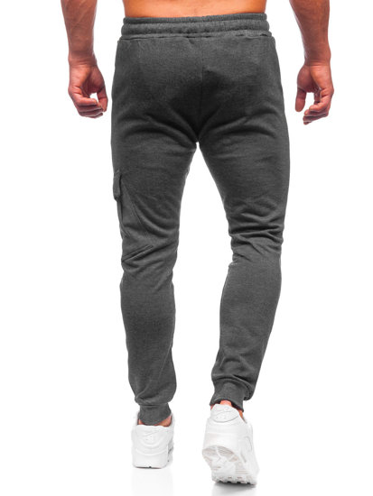 Pantalón jogger de combate para hombre grafito Bolf HW2173