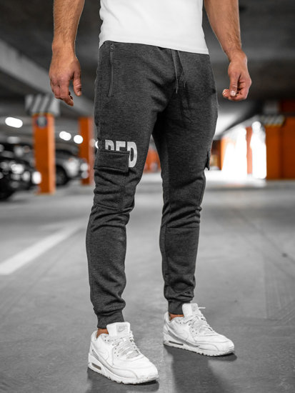 Pantalón jogger de combate para hombre grafito Bolf HW2176