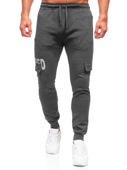 Pantalón jogger de combate para hombre grafito Bolf HW2176