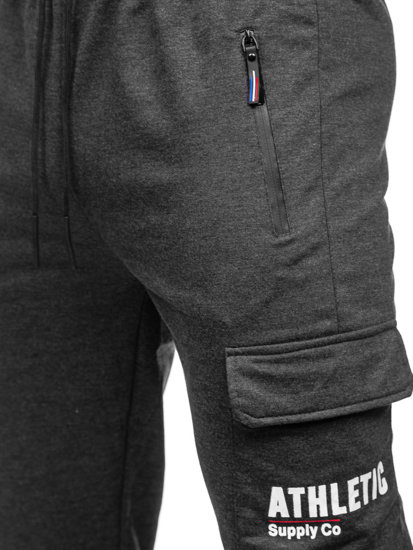 Pantalón jogger de combate para hombre grafito Bolf JX5061