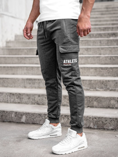 Pantalón jogger de combate para hombre grafito Bolf JX5061A