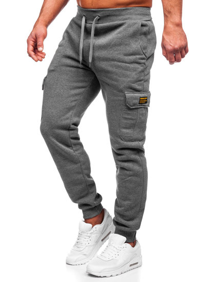 Pantalón jogger de combate para hombre grafito Bolf JX8709