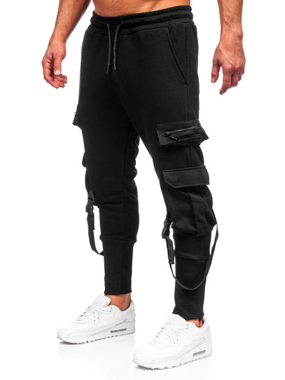 Pantalón jogger de combate para hombre negro Bolf 6582