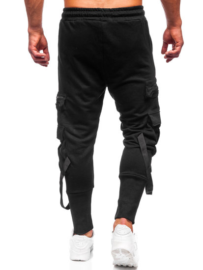 Pantalón jogger de combate para hombre negro Bolf 6582