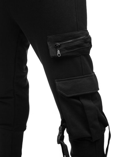 Pantalón jogger de combate para hombre negro Bolf 6582