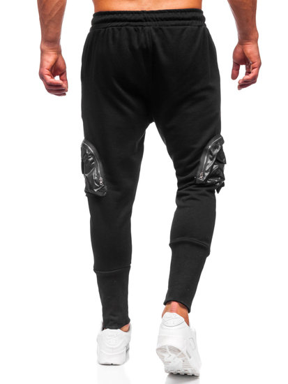 Pantalón jogger de combate para hombre negro Bolf 6583