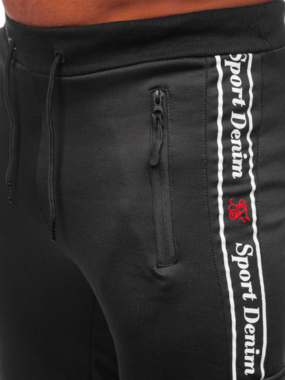 Pantalón jogger de combate para hombre negro Bolf HR209