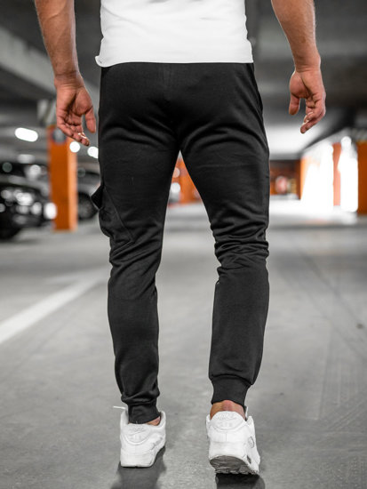 Pantalón jogger de combate para hombre negro Bolf HW2173