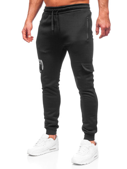 Pantalón jogger de combate para hombre negro Bolf HW2176