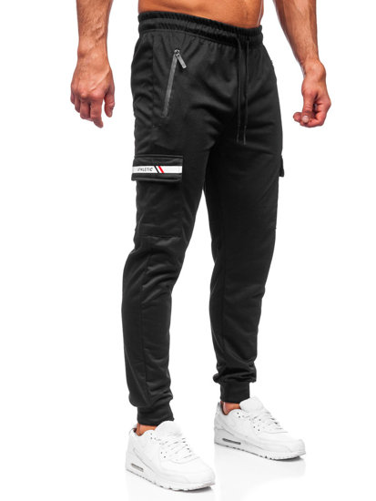 Pantalón jogger de combate para hombre negro Bolf JX5063