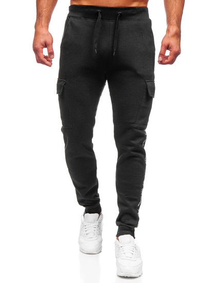 Pantalón jogger de combate para hombre negro Bolf JX8715