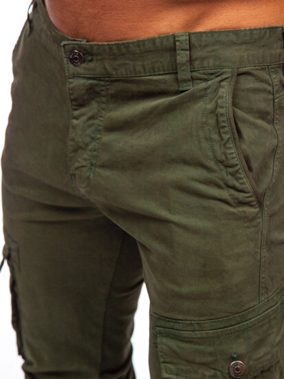 Pantalón jogger de tela cargo para hombre caqui Bolf JM5502