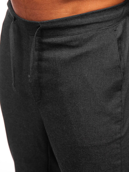 Pantalón jogger de tela para hombre antracita Bolf 0065