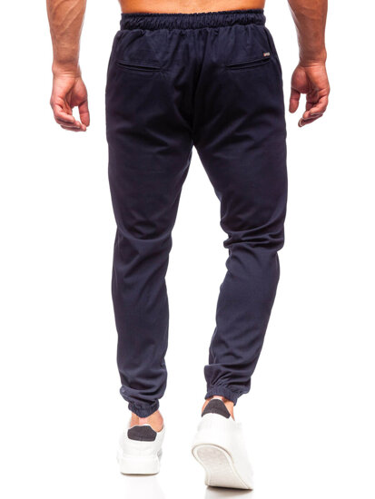 Pantalón jogger de tela para hombre azul tinta Bolf 0065