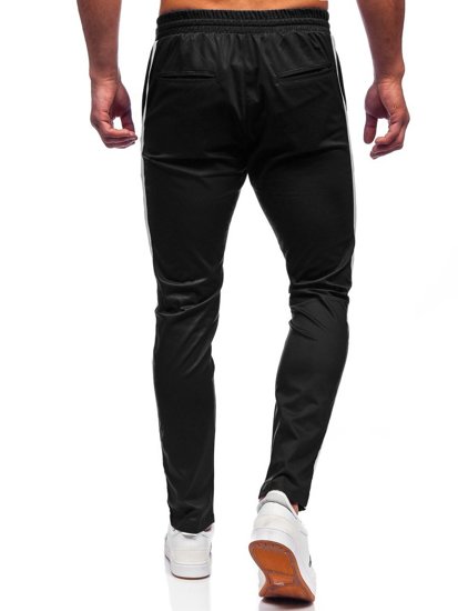 Pantalón jogger de tela para hombre color negro Bolf 0013