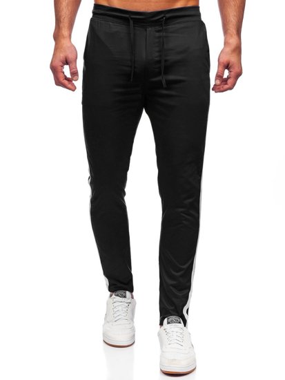 Pantalón jogger de tela para hombre color negro Bolf 0013